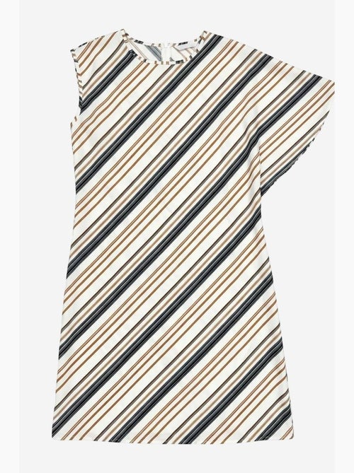 Abito midi a righe in lyocell my fashion - Kiabi Abito midi a righe in lyocell my fashion - Kiabi