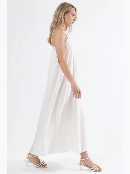 Abito midi a sottoveste con scollo a v busem - Kiabi