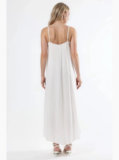 Abito midi a sottoveste con scollo a v busem - Kiabi