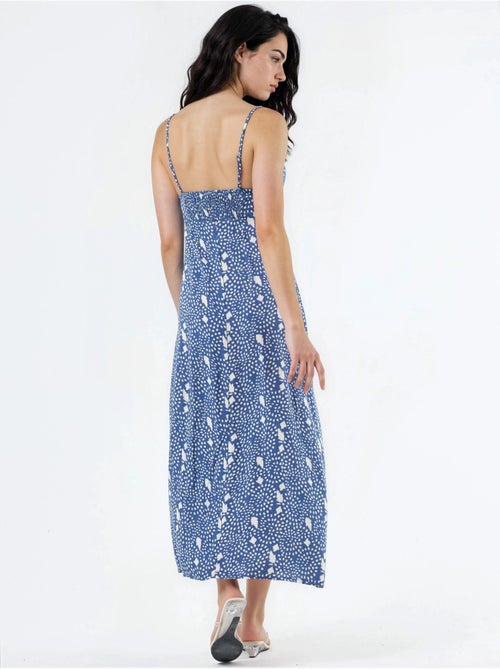 Abito midi a sottoveste floreale con scollo a cuore busem - Kiabi Abito midi a sottoveste floreale con scollo a cuore busem - Kiabi