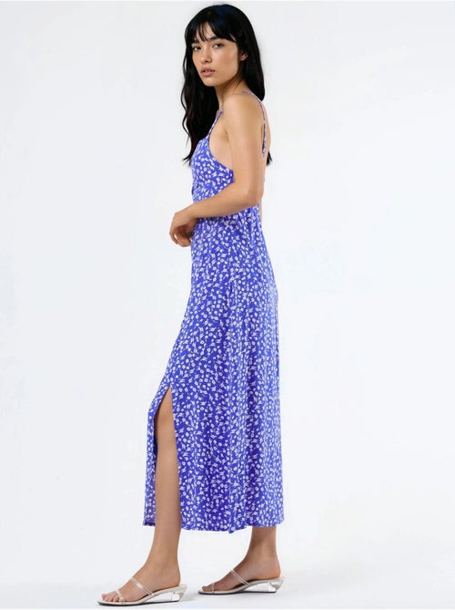 Abito midi a sottoveste floreale con scollo a cuore busem - Kiabi Abito midi a sottoveste floreale con scollo a cuore busem - Kiabi