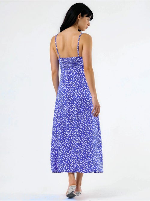 Abito midi a sottoveste floreale con scollo a cuore busem - Kiabi Abito midi a sottoveste floreale con scollo a cuore busem - Kiabi