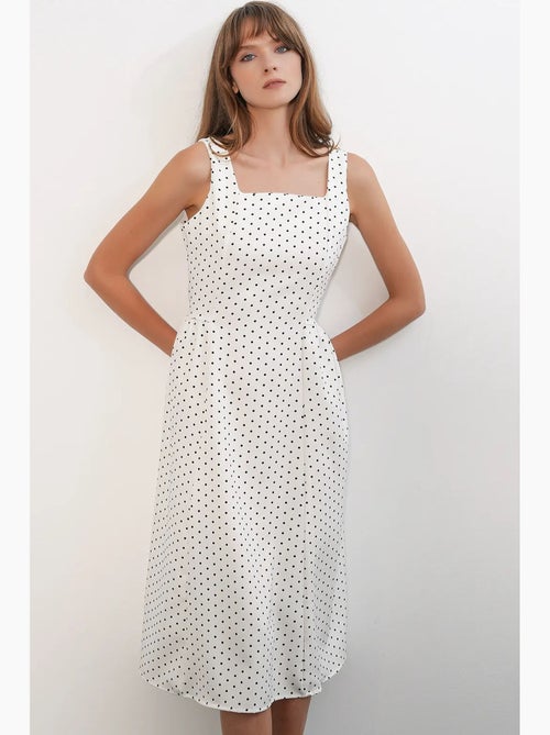 Abito midi a trapezio a pois bdart - Kiabi