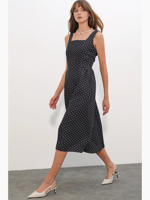 Abito midi a trapezio a pois bdart - Kiabi Abito midi a trapezio a pois bdart - Kiabi