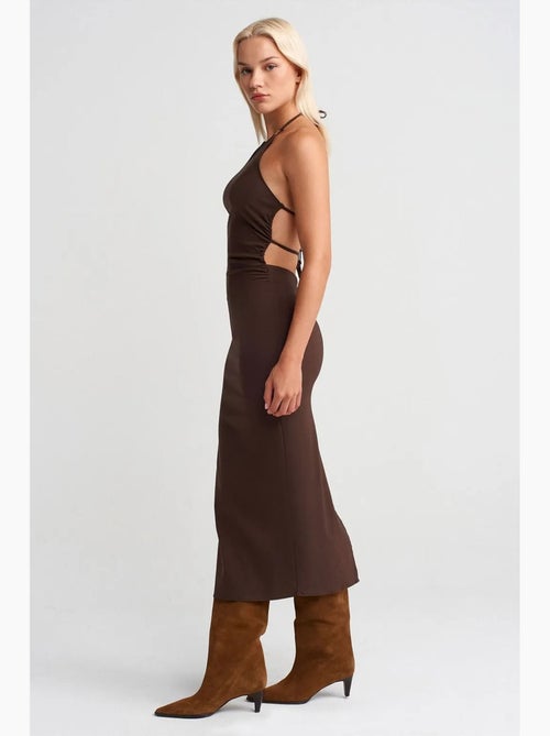 Abito midi aderente con scollo all'americana dilvin - Kiabi Abito midi aderente con scollo all'americana dilvin - Kiabi