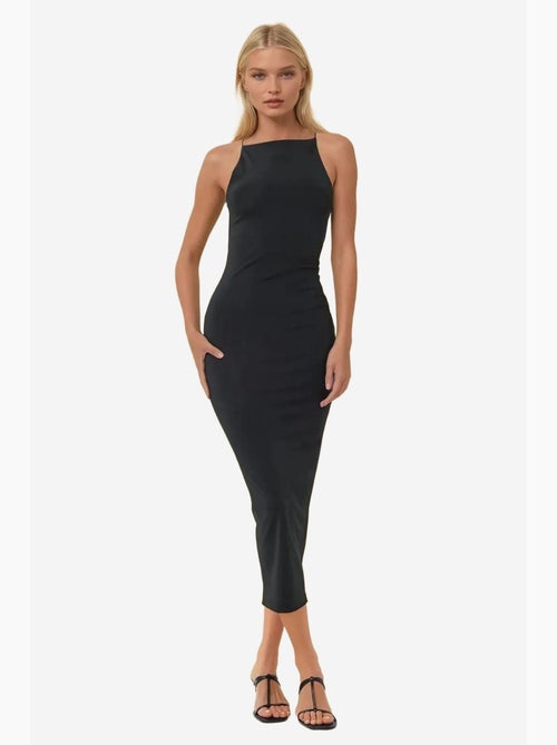 Abito midi aderente con scollo all'americana hiccup - Kiabi Abito midi aderente con scollo all'americana hiccup - Kiabi