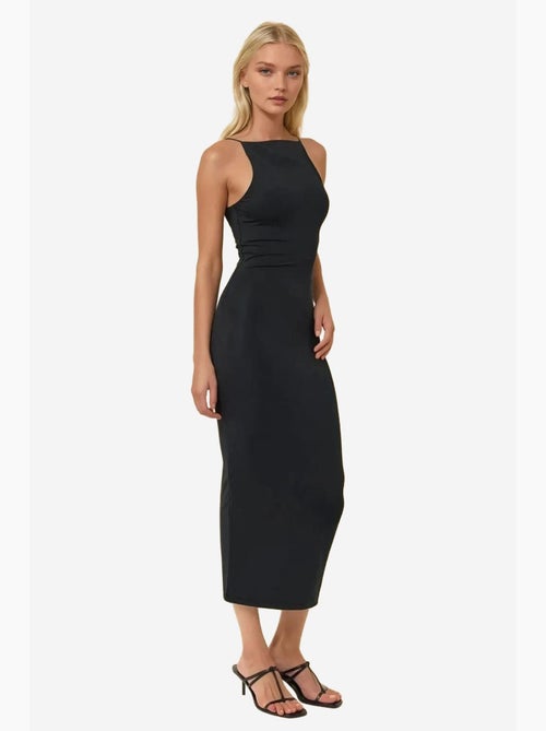 Abito midi aderente con scollo all'americana hiccup - Kiabi Abito midi aderente con scollo all'americana hiccup - Kiabi