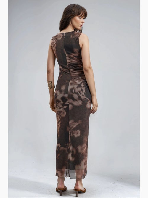 Abito midi aderente con stampa astratta busem - Kiabi Abito midi aderente con stampa astratta busem - Kiabi
