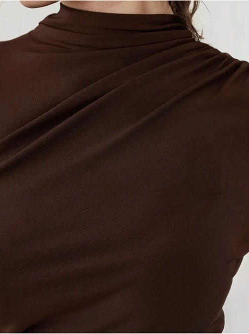 Abito midi aderente drappeggiato - Kiabi Abito midi aderente drappeggiato - Kiabi