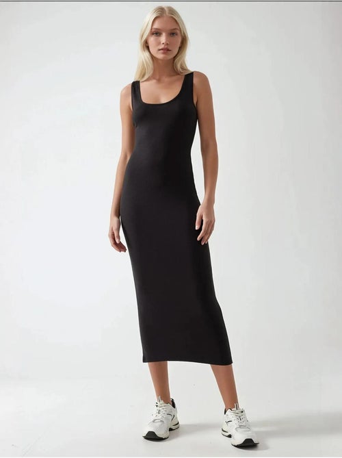 Abito midi basic soft touch hiccup - Kiabi Abito midi basic soft touch hiccup - Kiabi