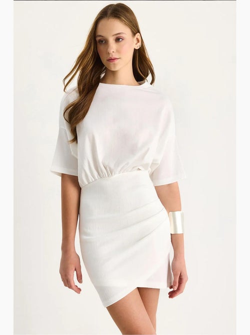 Abito midi bodycon con chiusura a zip lucci - Kiabi