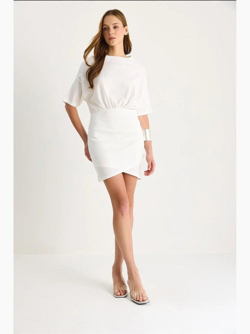 Abito midi bodycon con chiusura a zip lucci - Kiabi