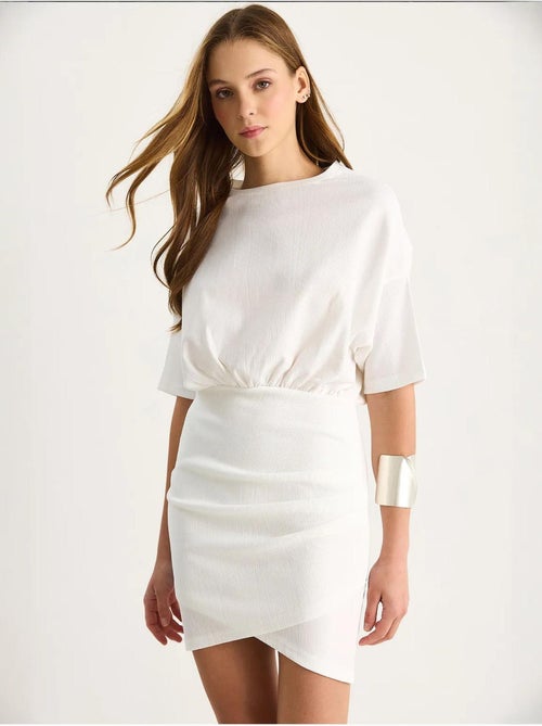 Abito midi bodycon con chiusura a zip lucci - Kiabi
