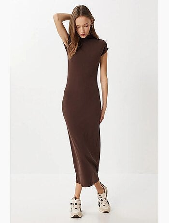 Abito midi bodycon con mezzo dolcevita istanbul