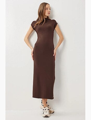 Abito midi bodycon con mezzo dolcevita istanbul