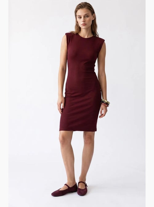 Abito midi bodycon senza maniche a coste mixray - Kiabi Abito midi bodycon senza maniche a coste mixray - Kiabi