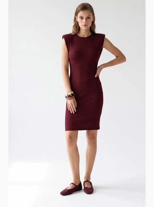 Abito midi bodycon senza maniche a coste mixray - Kiabi Abito midi bodycon senza maniche a coste mixray - Kiabi