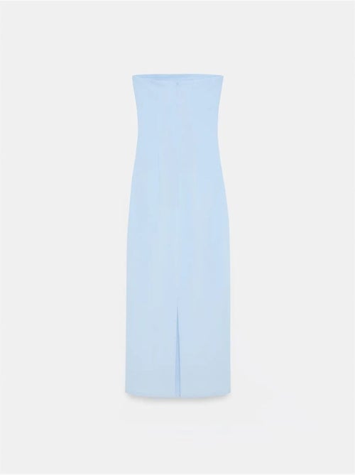 Abito midi bodycon senza spalline con spacco dilvin - Kiabi Abito midi bodycon senza spalline con spacco dilvin - Kiabi