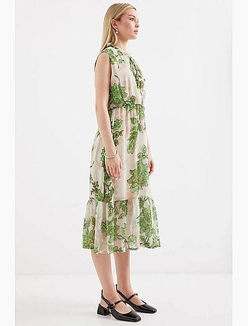 Abito midi con dettaglio fiocco bdart