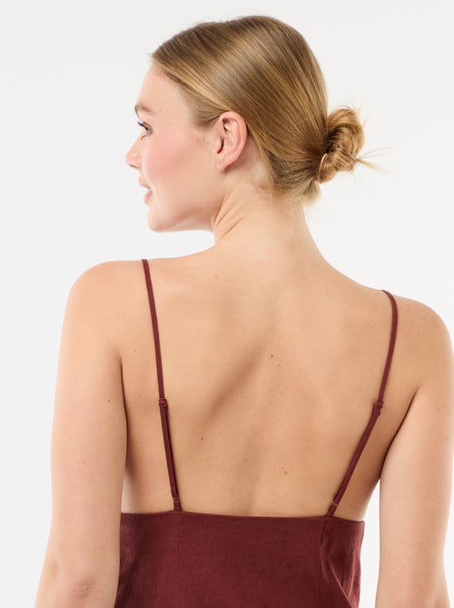 Abito midi con dettaglio gioiello al collo - Kiabi