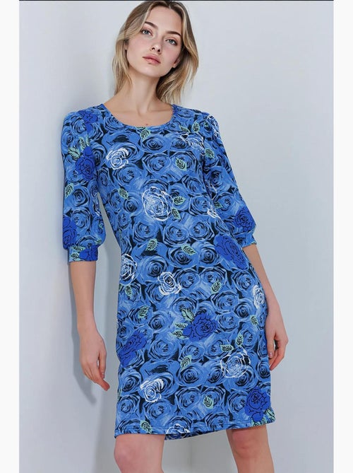Abito midi con motivo sage rose bdart - Kiabi Abito midi con motivo sage rose bdart - Kiabi