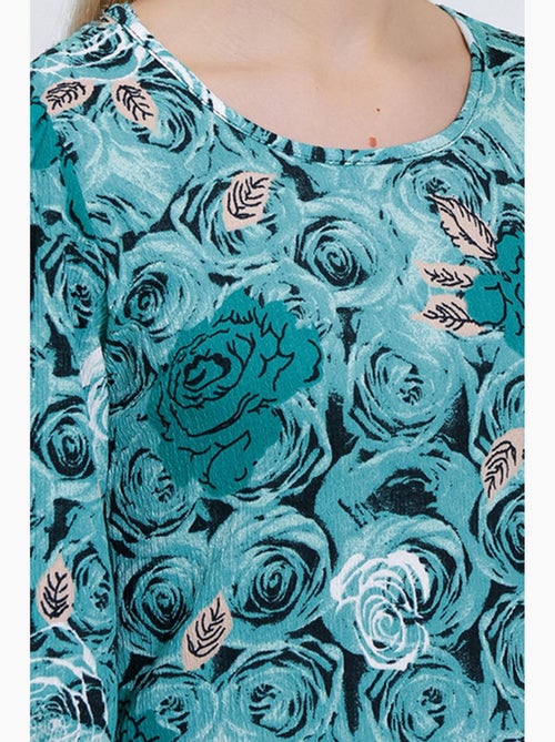Abito midi con motivo sage rose bdart - Kiabi Abito midi con motivo sage rose bdart - Kiabi
