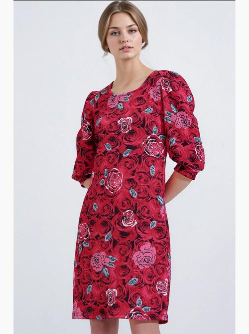 Abito midi con motivo sage rose bdart - Kiabi Abito midi con motivo sage rose bdart - Kiabi