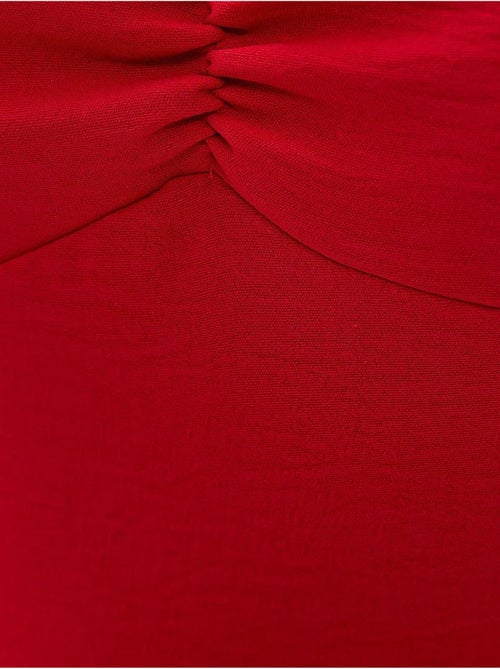 Abito midi con scollo a cuore e spacco laterale hiccup - Kiabi