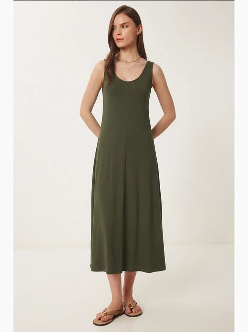 Abito midi con scollo a u istanbul - Kiabi Abito midi con scollo a u istanbul - Kiabi