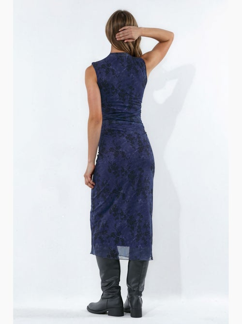 Abito midi con scollo a v e stampa floreale hiccup - Kiabi