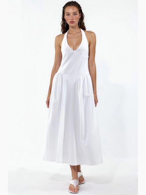Abito midi con scollo all’americana busem - Kiabi Abito midi con scollo all’americana busem - Kiabi