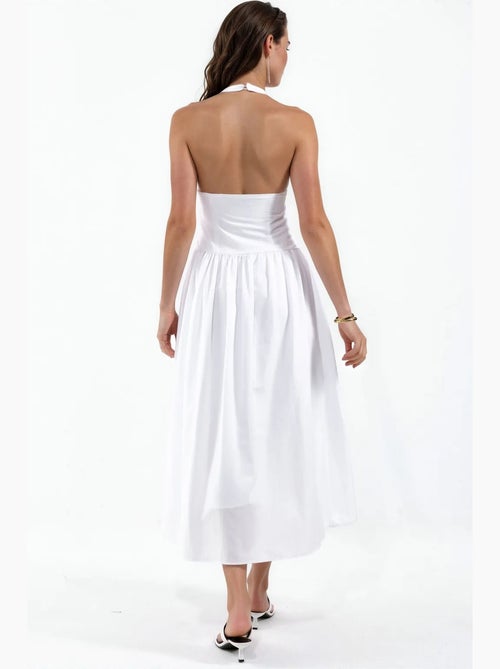 Abito midi con scollo all’americana busem - Kiabi Abito midi con scollo all’americana busem - Kiabi