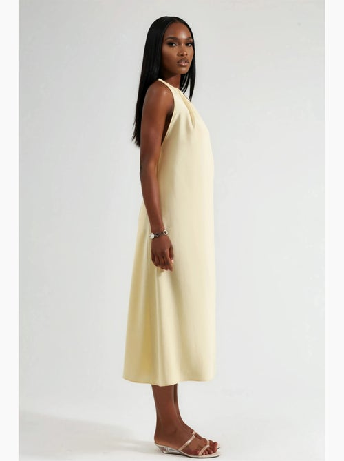 Abito midi con scollo all’americana busem - Kiabi Abito midi con scollo all’americana busem - Kiabi