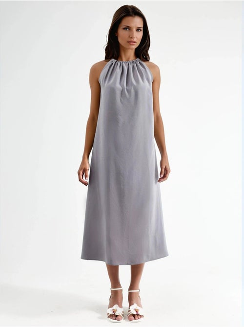 Abito midi con scollo all’americana busem - Kiabi Abito midi con scollo all’americana busem - Kiabi