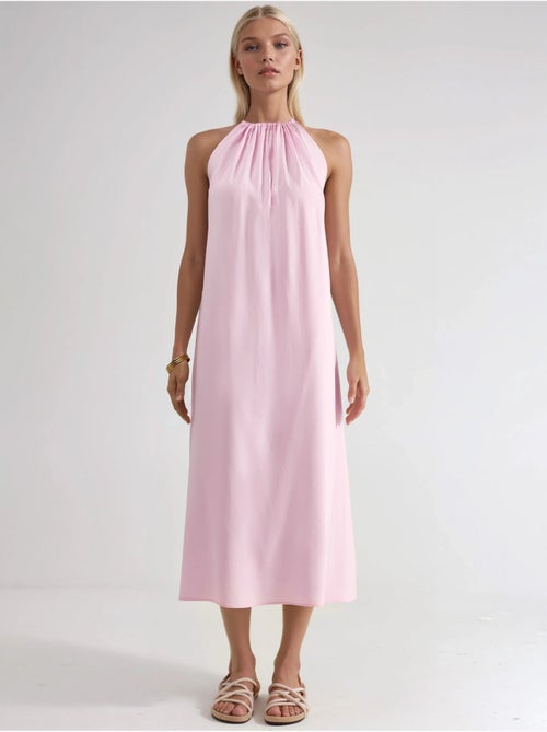 Abito midi con scollo all’americana busem - Kiabi Abito midi con scollo all’americana busem - Kiabi