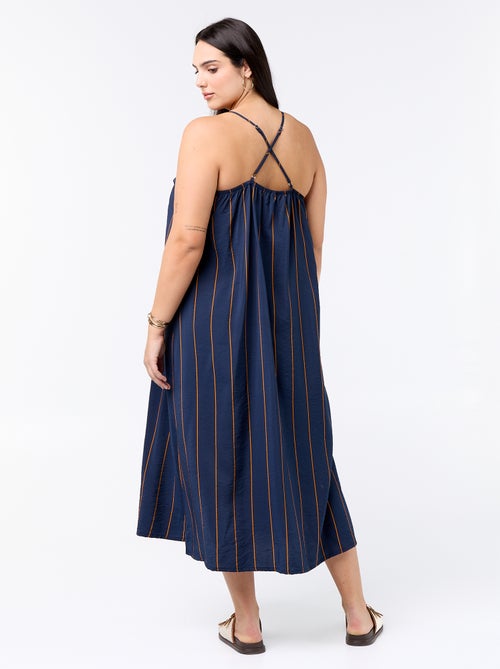 Abito midi con spalline regolabili - Kiabi