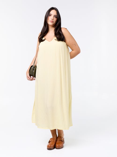 Abito midi con spalline regolabili - Kiabi