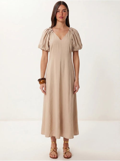 Abito midi da donna a linea a con scollo a v istanbul - Kiabi Abito midi da donna a linea a con scollo a v istanbul - Kiabi