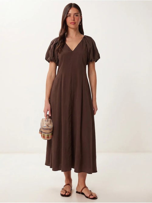 Abito midi da donna a linea a con scollo a v istanbul - Kiabi Abito midi da donna a linea a con scollo a v istanbul - Kiabi