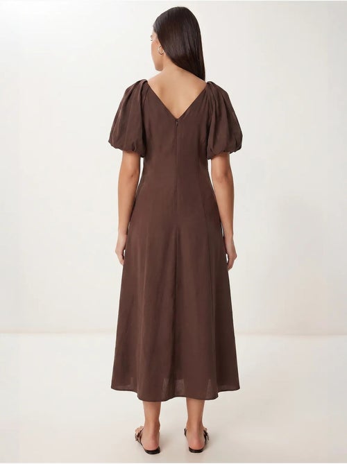 Abito midi da donna a linea a con scollo a v istanbul - Kiabi Abito midi da donna a linea a con scollo a v istanbul - Kiabi