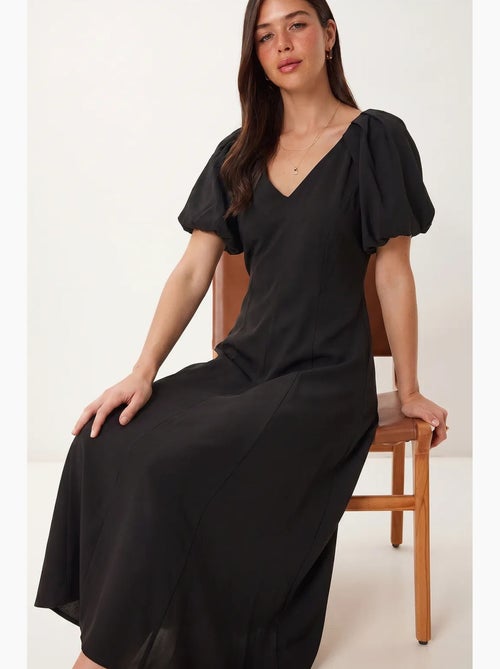 Abito midi da donna a linea a con scollo a v istanbul - Kiabi Abito midi da donna a linea a con scollo a v istanbul - Kiabi