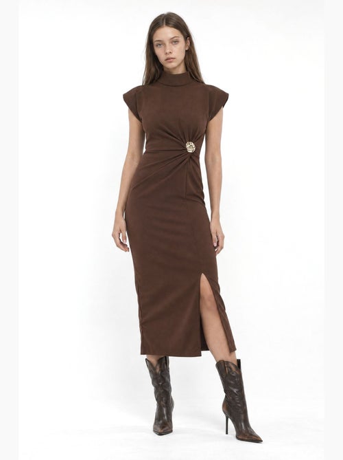 Abito midi da donna in poliestere-elastan busem - Kiabi Abito midi da donna in poliestere-elastan busem - Kiabi