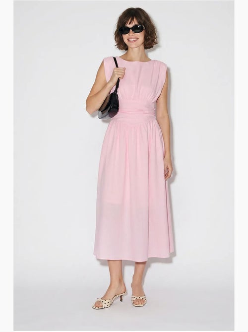 Abito midi da donna senza maniche a linea a lucci - Kiabi Abito midi da donna senza maniche a linea a lucci - Kiabi