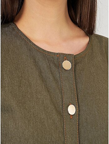 Abito midi in denim con cintura bdart