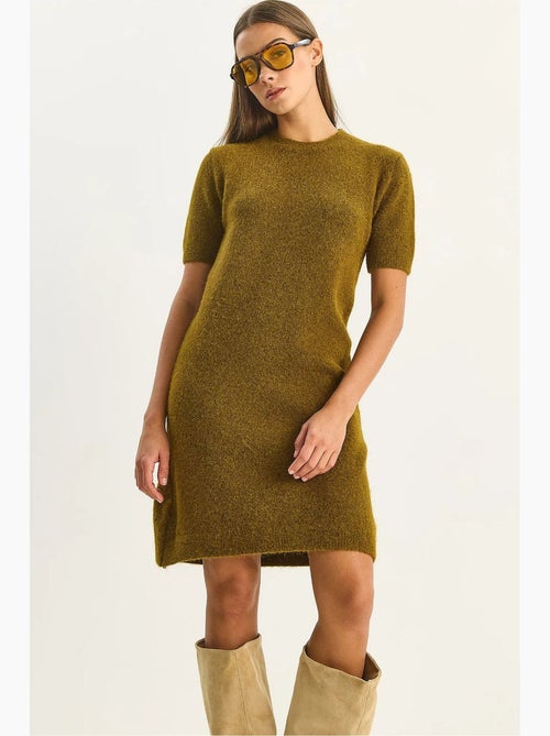 Abito midi in maglia con girocollo lucci - Kiabi Abito midi in maglia con girocollo lucci - Kiabi