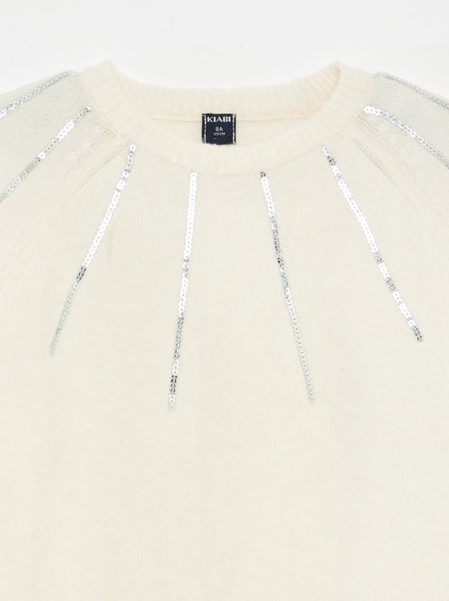 Abito midi in maglia con paillettes - Kiabi