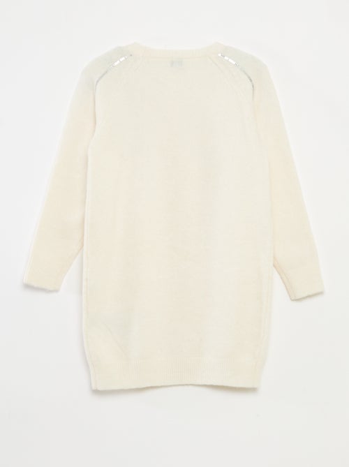 Abito midi in maglia con paillettes - Kiabi