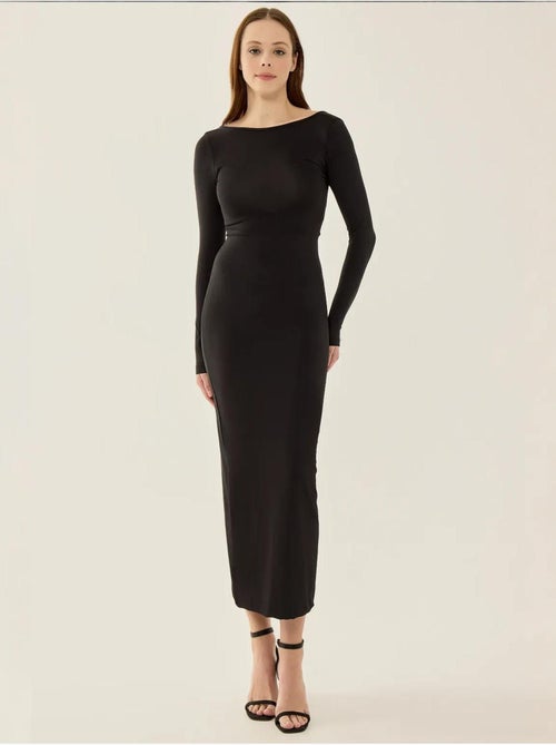 Abito midi in maglia con schiena scoperta - Kiabi Abito midi in maglia con schiena scoperta - Kiabi