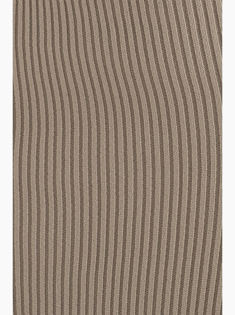 Abito midi monospalla con spacco laterale hiccup Beige naturale - Kiabi