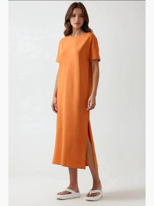 Abito midi relaxed fit con girocollo hiccup - Kiabi